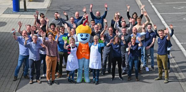 Bliep avec le personnel et les enfants