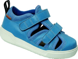 Lichtblauwe semi-orthopedische schoenen